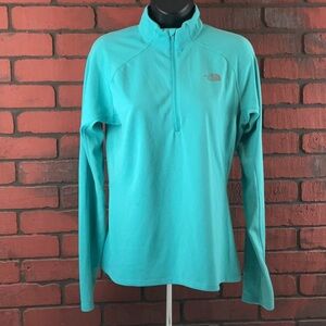 The North Face Woman's Teal Activewear Shirt Jacket‎ – Lightweight, Casual